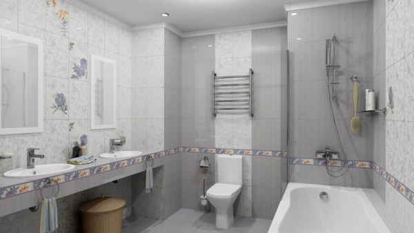 Плитка настенная Kerama marazzi Шеффилд 25х40 Клетка 6265