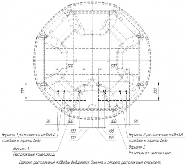 Ванна Fra Grande "ФАРНЕЗЕ", 4-01-0-0-1-425
