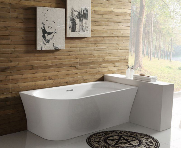Ванна акриловая BelBagno 170*78 см, белая, BB410-1700-780-R
