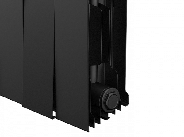 Радиатор биметаллический Royal Thermo PianoForte 200 /Noir Sable - 20 секций, черный графитовый, RTP