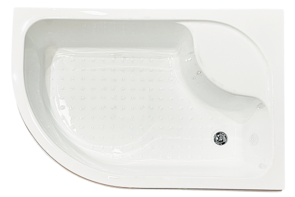 Душевая кабина Royal Bath 120х80х200, матовое стекло, белый профиль, правый, RB 8120BK-С-R