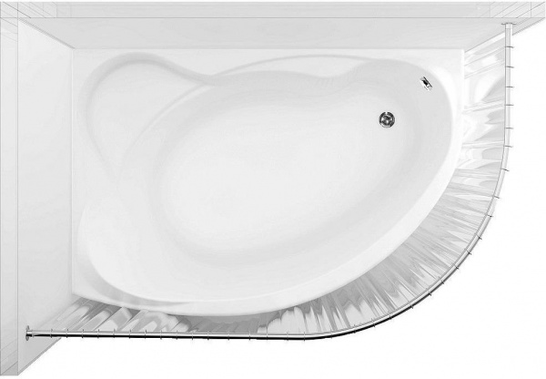 Карниз для ванны Aquanet Mayorca полукруглый 150х100