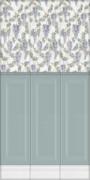 Декор Kerama Marazzi Монфорте Глициния 40x120, 14016R\3F