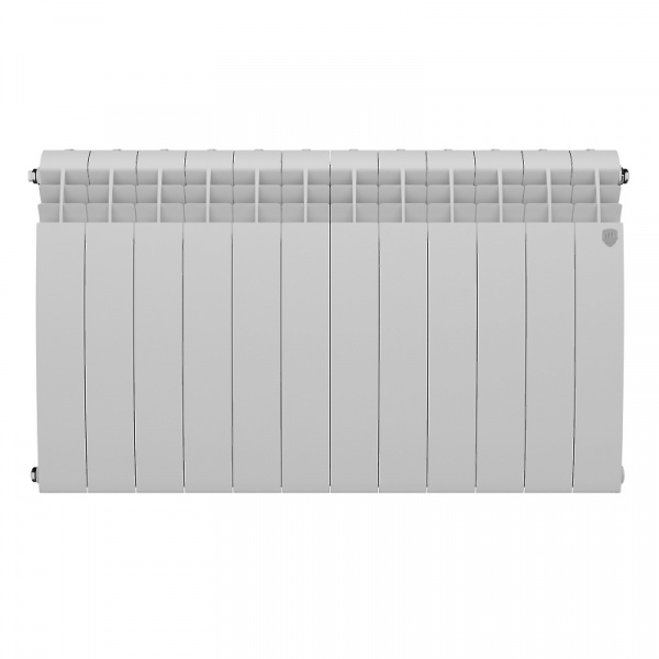 Радиатор биметаллический Royal Thermo BiLiner 500 /Bianco Traffico - 12 секций, белый, RTBBT50012
