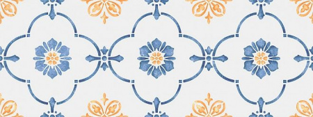 Плитка настенная Kerama Marazzi Сорренто 15х40 орнамент 15052