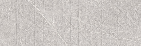 Керамическая плитка настенная Meissen Keramik Grey Blanket мятая бумага серый рельеф 29x89 GBT-WTA09