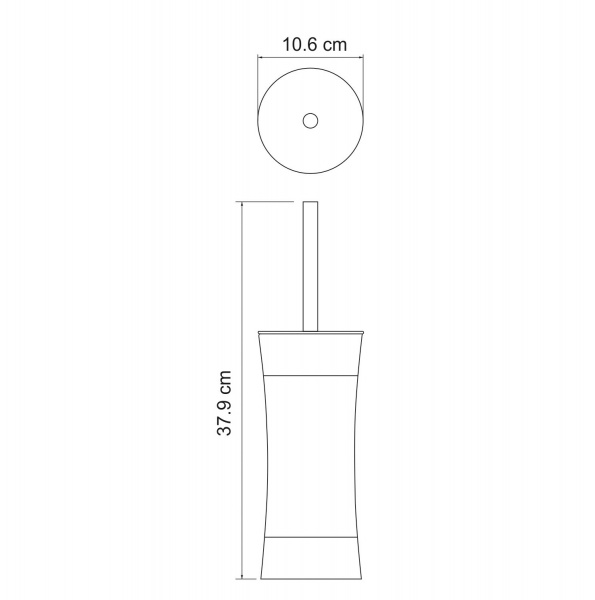 Щетка для унитаза WasserKRAFT K-7500, K-7527