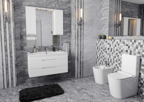 Керамическая плитка настенная Cube Ceramica F-Rockberry Beige 30*30