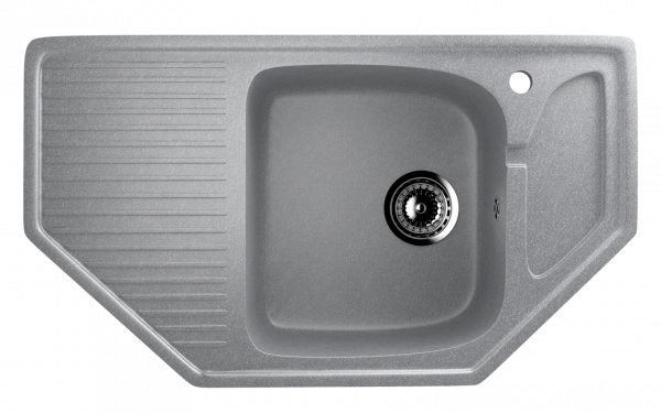 Мойка для кухни EcoStone ES-24, 780x490мм, с отверстием под смеситель (Мойка для кухни EcoStone ES-24-342, 780x490мм, с отверстием под смеситель, графитовый)