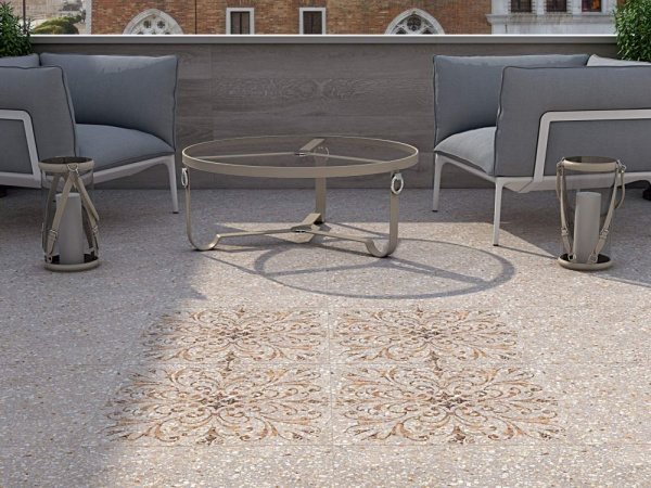 Керамогранит Kerama Marazzi Терраццо 60х60 беж светлый SG631800R
