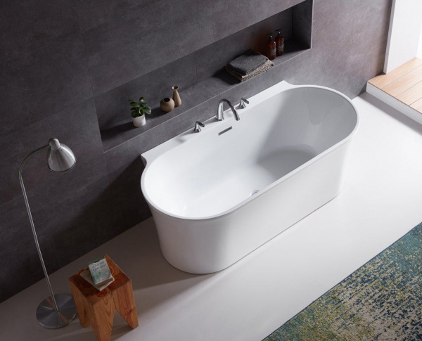 Ванна акриловая BelBagno 150*80 см, белая, BB409-1500-800