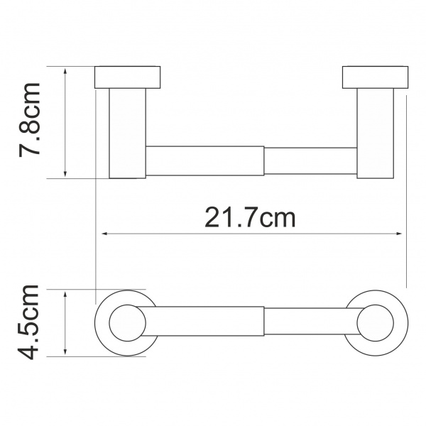 Держатель туалетной бумаги WasserKRAFT Donau K-9400, K-9422