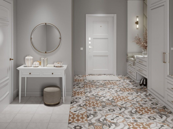 Керамогранит Cersanit Карпет (Carpet) ступень бежевый 29,8х29,8, 14452