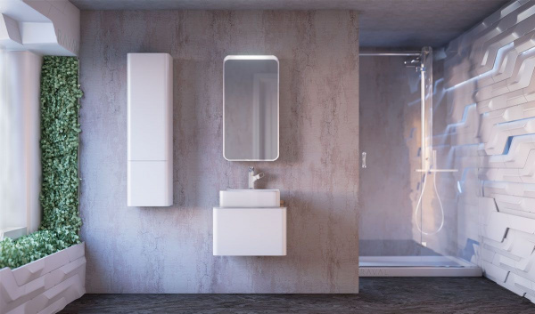 Тумба Raval Pure 56 подвесная Белая, Pur.01.56/P/W