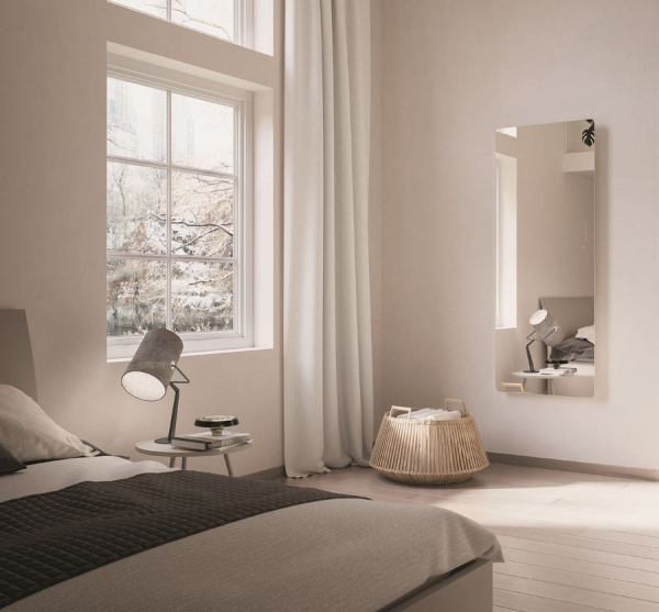 Электрический полотенцесушитель Lazzarini E-Mirrorr 700W зеркальный прямой, 389301