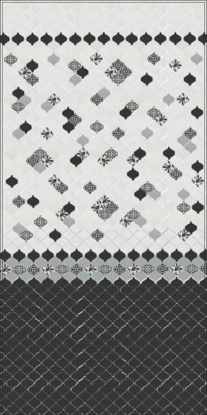 Плитка керамическая настенная Kerama Marazzi Арабески глянц черный 26x30, 65001