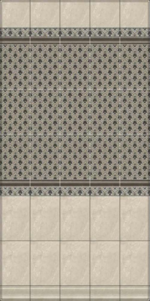 Плитка керамическая настенная Kerama Marazzi Эль-Реаль коричневый грань 20x9,9, 19053