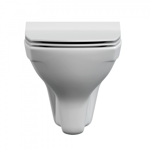 Подвесной унитаз Cersanit Карина (Carina) XL Clean On DPL EO slim, S-MZ-CARINA-XL-COn-S-DL-w