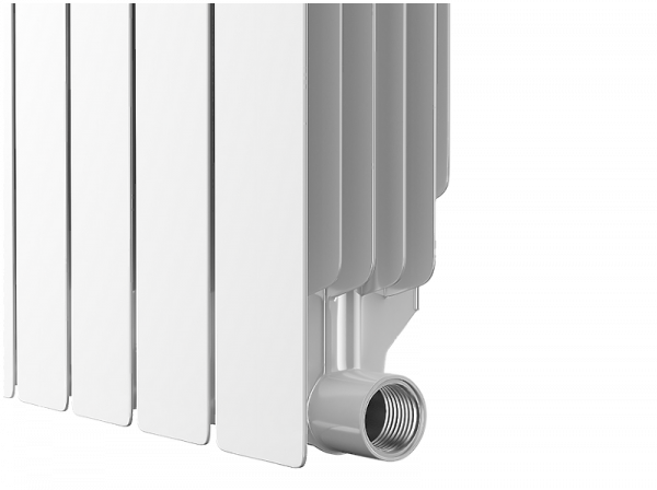 Радиатор биметаллический Royal Thermo Indigo Super+ 500 - 8 секций, белый, RTISN50008