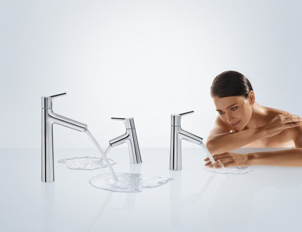 Смеситель для раковины Hansgrohe Talis S 190, со сливным гарнитуром, хром, 72031000