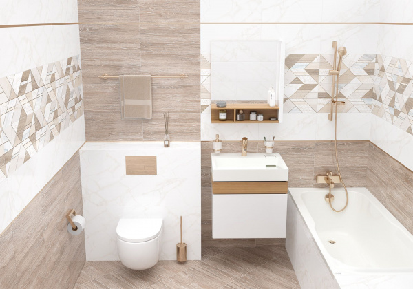 Керамическая плитка настенная AltaCera Артдеко Вуд / Artdeco Wood 250*500*9, WT9ARE08