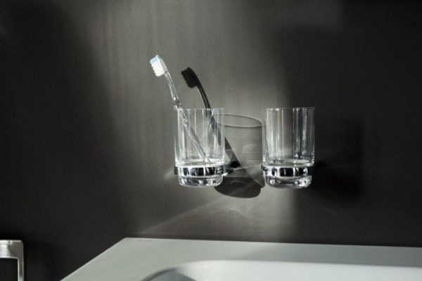 Стакан Keuco Collection Moll, подвесной, хром / хрусталь, 12750019000