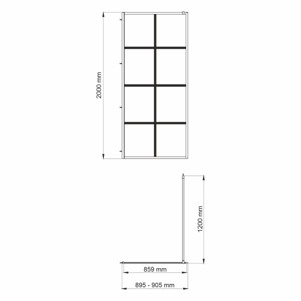 Душевая перегородка WasserKRAFT Glan, 66W39