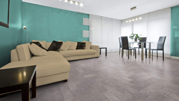 Ламинат Kronotex Herringbone Песаро Цемент 665x133  мм, D4739