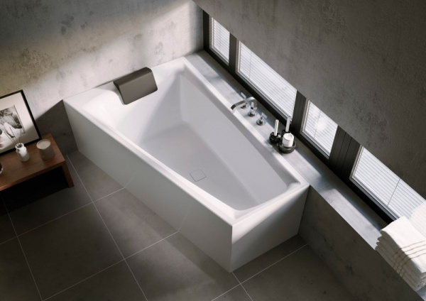 Ванна акриловая Riho STILL SMART ELITE R 170x110 (L-образная панель в комплекте), BD1500500000000