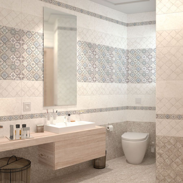 Керамическая плитка настенная Alma Ceramica рельефная Тревис / Trevis 249*500, TWU09TVS014