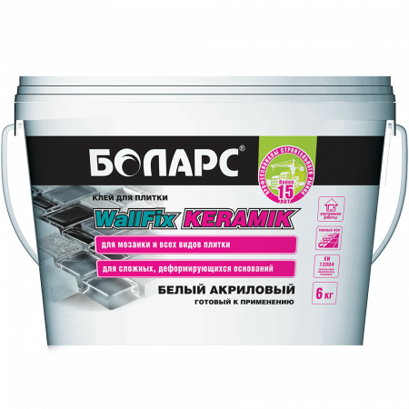 Клей для плитки Боларс WallFix KERAMIK 6 кг