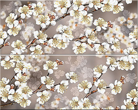 Панно Azori AMATI SAKURA 50,5*40,2 (2 шт), 584192002