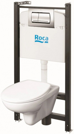 ПЭК Roca MITOS L унитаз+сид.микр.+инстал.+кнопка, 7.8931.0.002.0