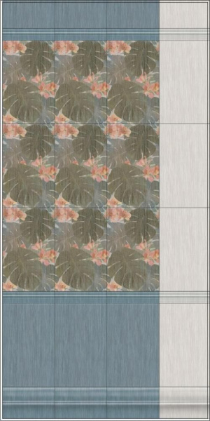 Бордюр Багет Kerama Marazzi Пальмовый лес коричневый 25x5,5 BLE013
