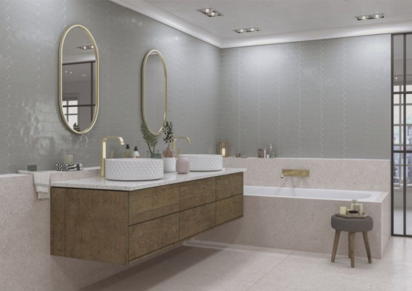 Керамическая плитка настенная CIFRE ceramica EDEN GRANITE WHITE 30X90