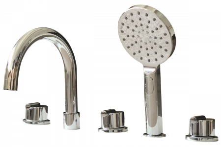 Смеситель на борт ванны  Royal Bath Tudor, хром, RB 104