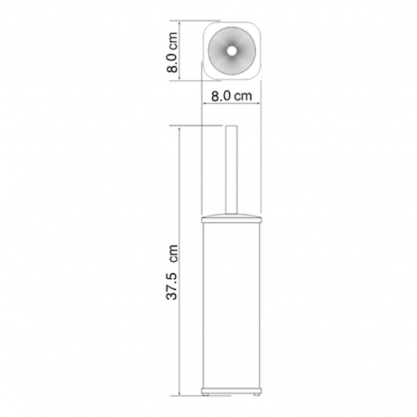 Щетка для унитаза WasserKRAFT , K-1137