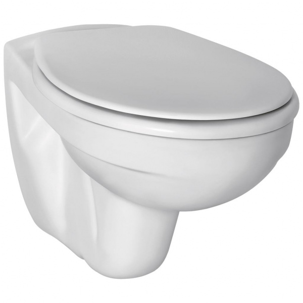Подвесной унитаз Ideal Standard ECCO/EUROVIT, глубокий смыв, без сидения и крышки, W740601