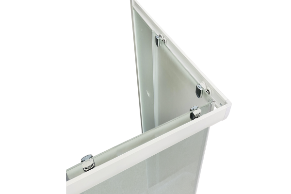 Душевая кабина Royal Bath 120х120х200 матовое стекло, белый профиль,