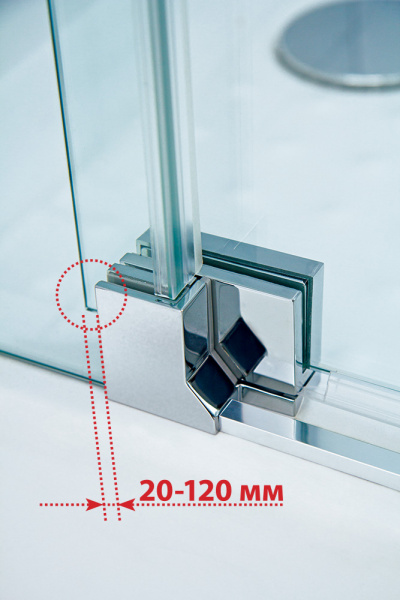 Душевая кабина Cezares SLIDER-AH-2-70/80-100/110-C-Cr