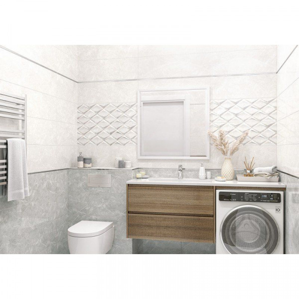 Керамическая плитка настенная AltaCera Сенс светлый / Sens Light 250*500*9, WT9SES15