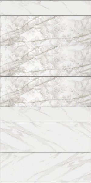 Бордюр Kerama Marazzi Прадо белый структура 40x3,4, LSA014R