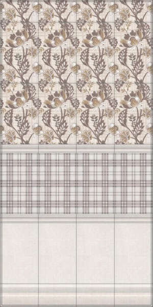 Плитка настенная Kerama Marazzi Трокадеро 25х40 коричневый 6344