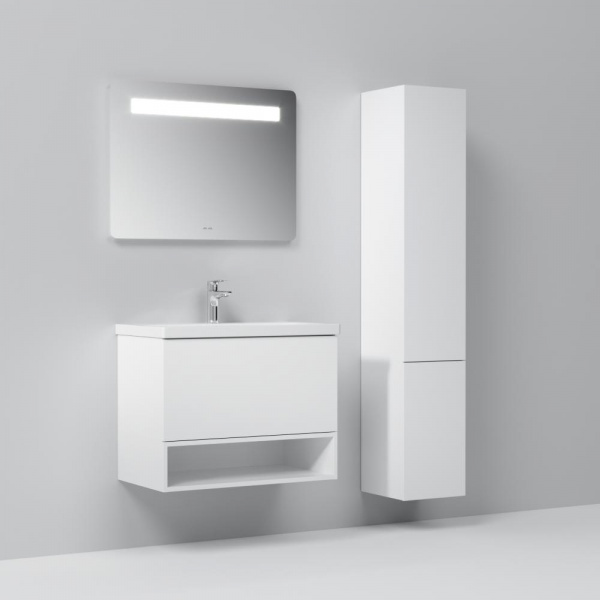 Шкаф-колонна AM.PM GEM 30 подвесной, правый, двери, push-to-open, белый, M90CHR0306WG