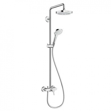 Croma Select E 180 2jet Showerpipe Душевая система, цв белый хром 27258400