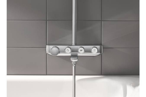 Душевая система Grohe Euphoria SmartControl 260 MONO с термостатом для ванны, хром, 26510000