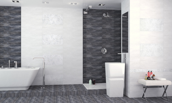 Бордюр Azori Pandora Grey Geometry 63*7.5 585711002