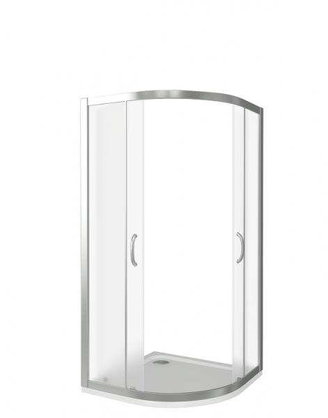 Душевая кабина Bas INFINITY R-90-G-CH, матовое стекло, без поддона