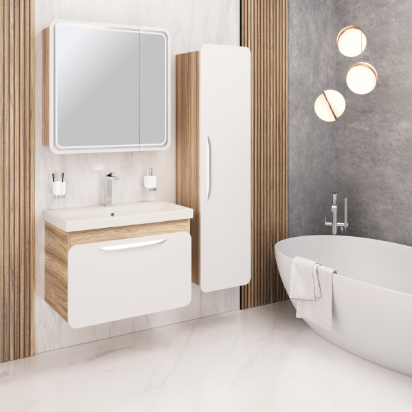 Пенал подвесной Aqua de Marco Сканди, 40 см, дуб золотой Крафт, 3040CRAFTCSCA