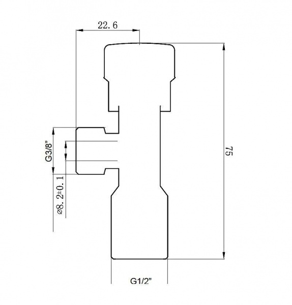 Угловой кран Ideal Standard, B7883AA